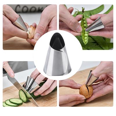 (Nikita) Finger Guard Hand Protector Sheller Vegetables Peeling Safe Guard
