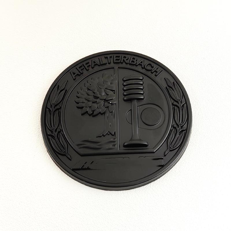 3D-Metallbaum, 65 mm, Chrom, Schwarz, Logo-Emblem, Auto-Rückseitenabzeichen für ACE, GLA, GLC, GLE-Klasse, Aufkleber, Zubehör