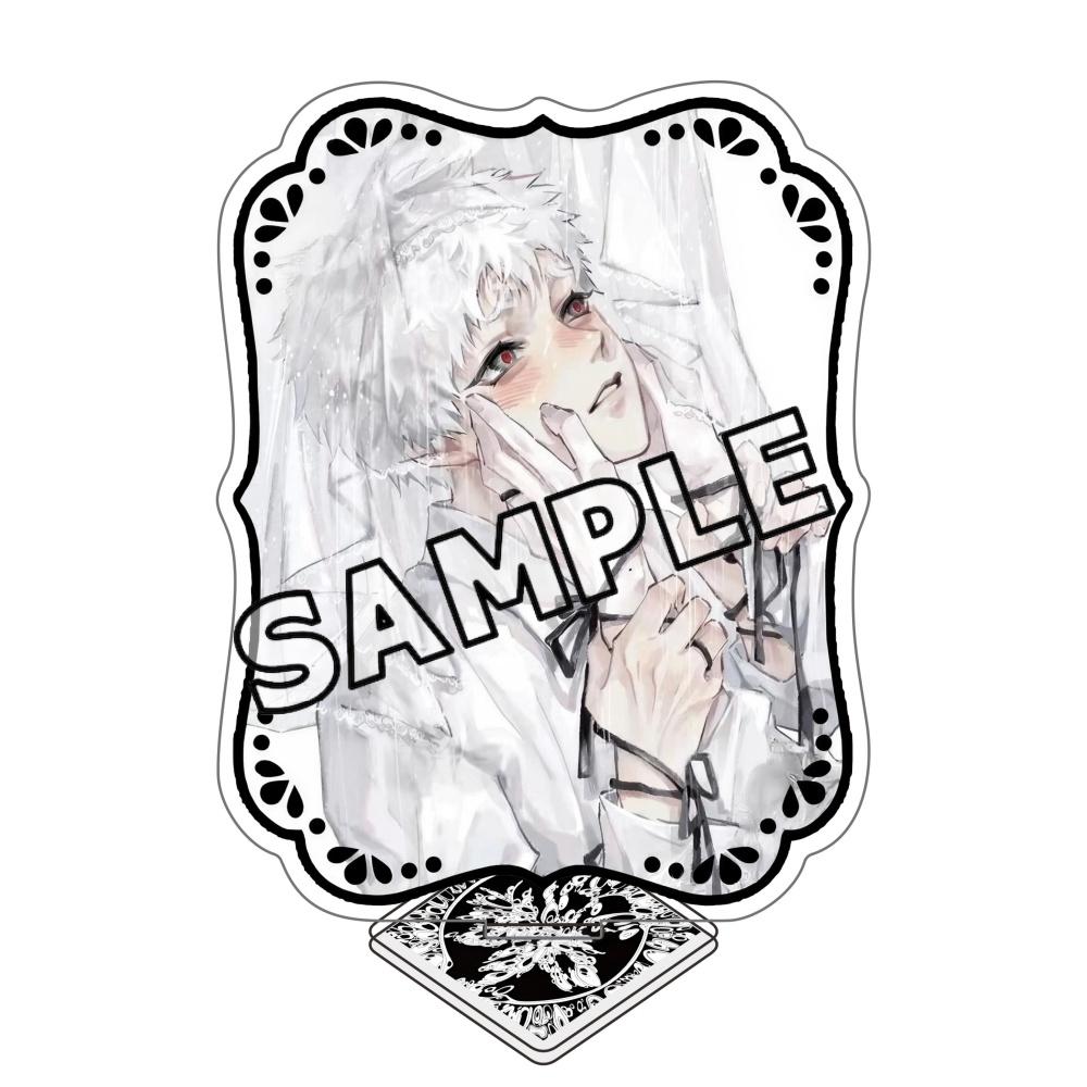 

Anime The Summer Hikaru Died Acrylic Stand 15CM Double Sided Print Ichiro Sato Yoshiki KeyRing Desk Display Fans Collection Gift 15 cm