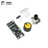DC 3-24V Electronic Speed Controller with Start Switch for Servo Motor and 4-Wire Fan Speed Display Precision Control