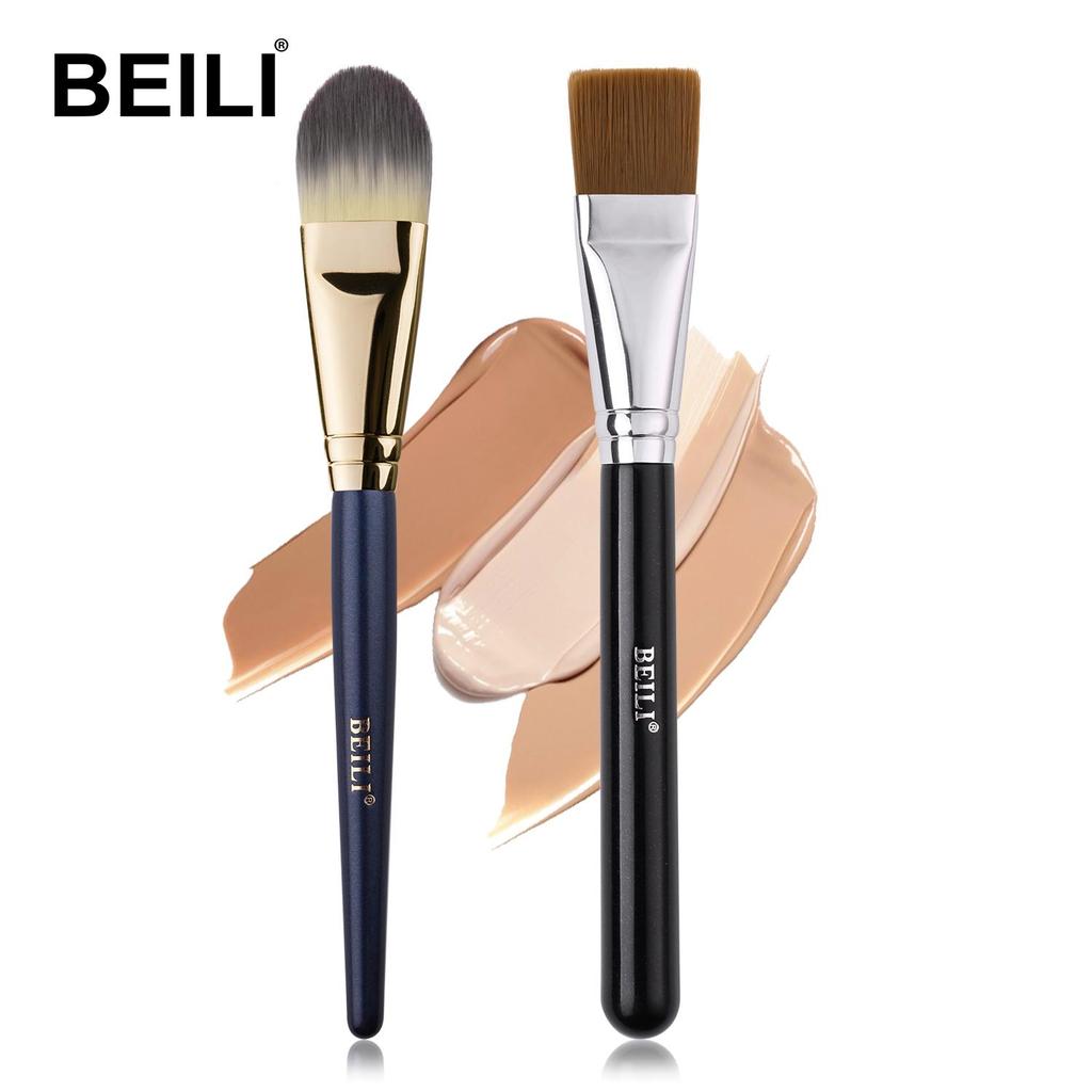 BEILI Sıvı Krem Kozmetik Yüz Kapatıcı Makyaj Fırçaları Karıştırma için Vakıf Makyaj Fırçası Profesyonel