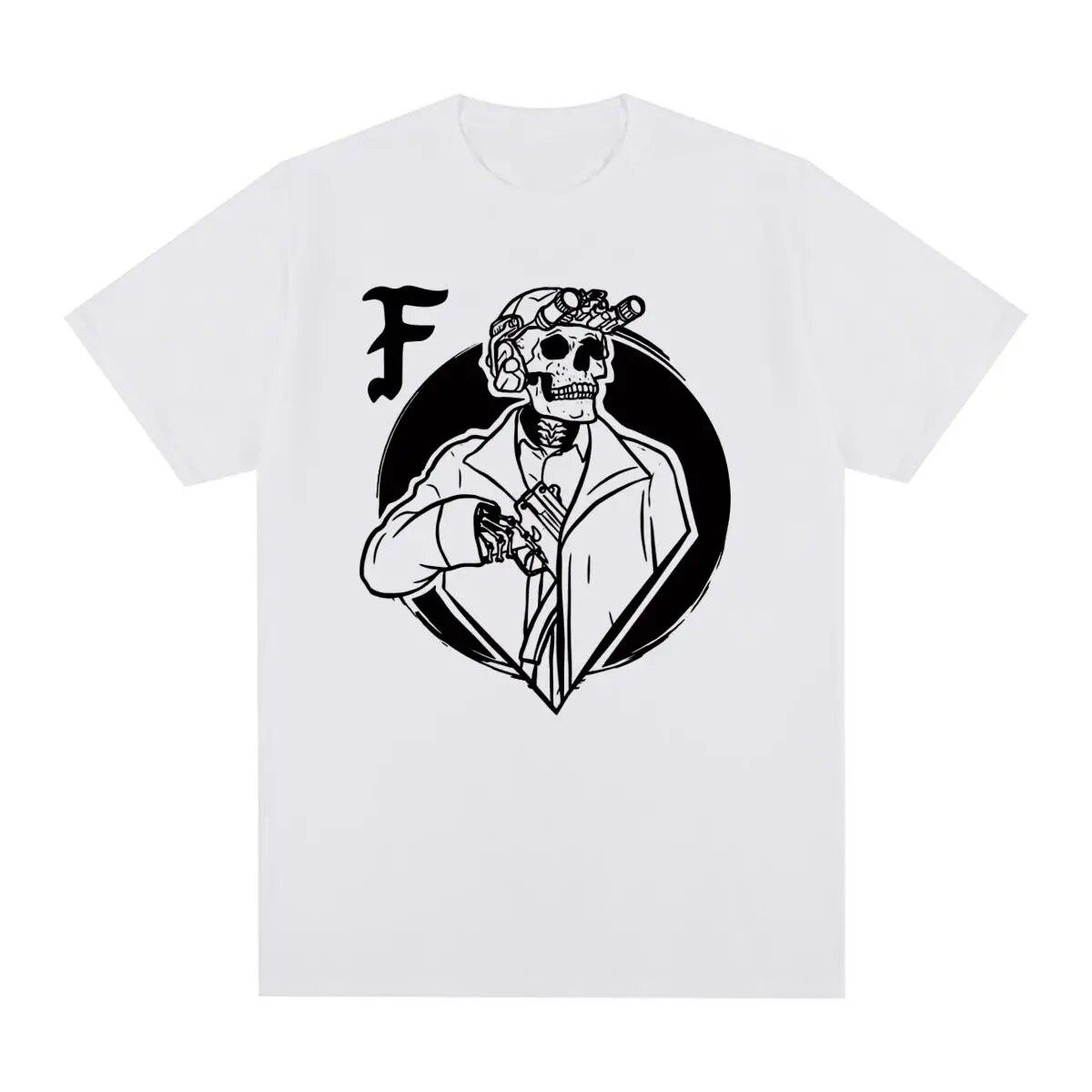 

Винтажная футболка Forward Observations Group GBRS, хлопковая футболка унисекс со скелетом, новая футболка, женские топы M