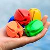 5pcs Silicone Fishing Rod Holder Ball Straps 5 Hole Lightweight Fishing Tackle Ties Organizer Storage Racks Fishing Accessories