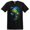 Fish Art T Shirt Ocean Design Colorful Marine Life Fishery Adventure Tee