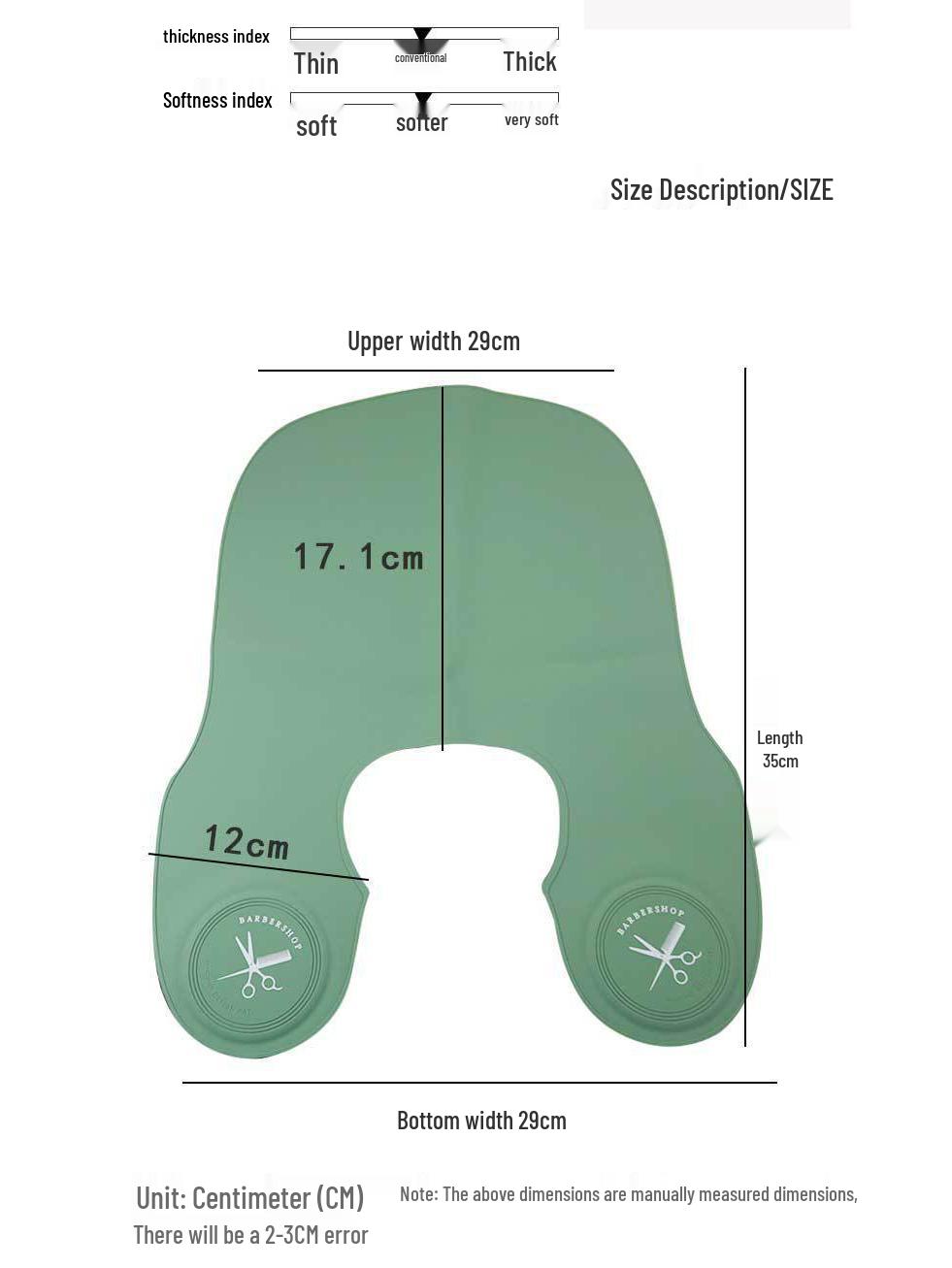 Силиконовый парикмахерский пеньюар - Неприлипающий, Защита от обрезков волос, Покрытие для шеи для окрашивания, химической завивки, для салона и парикмахерской