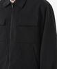 Musinsa Standard Nylon Crease Double Pocket Zip-Up Jacket [Black]