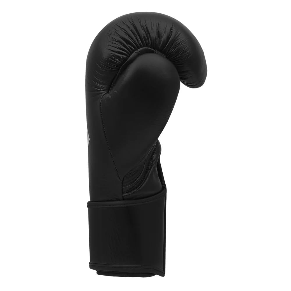 Adidas Boxing Gloves Speed 175 Genuine Leather ADISBG175 Sparring Gloves Genuine Leather //Adidas (Black, 8oz)