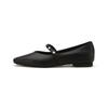 Misope Women Pearl Decor Flat Shoes 1.5cm 012235703