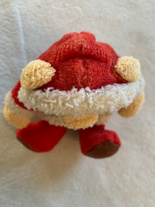 [USED] Santa Claus Teddy Bear Bear Beige Red
