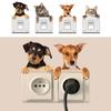 Home Office Hotel Removable Animal Switch Sticker Living Room Kitchen Bathroom Wall Decal Self-adhesive Decoration