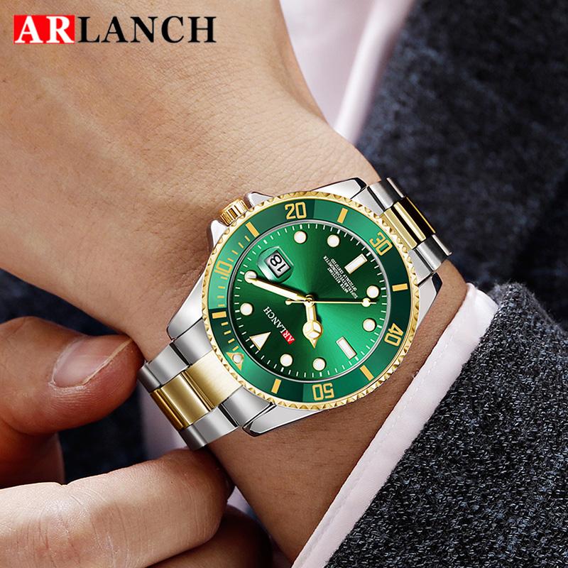 ARLANCH Top Brand Luxury Diver Watch Men 3 ATM Waterproof Clock Fashion Rotating Bezel Sport Quartz Man Watch Relogios Masculino