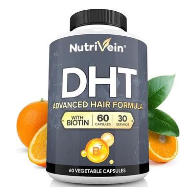 DHT Zaawansowana Formuła na Włosy z Biotyną Suplement Diety 120 Kapsułek Warzywnych