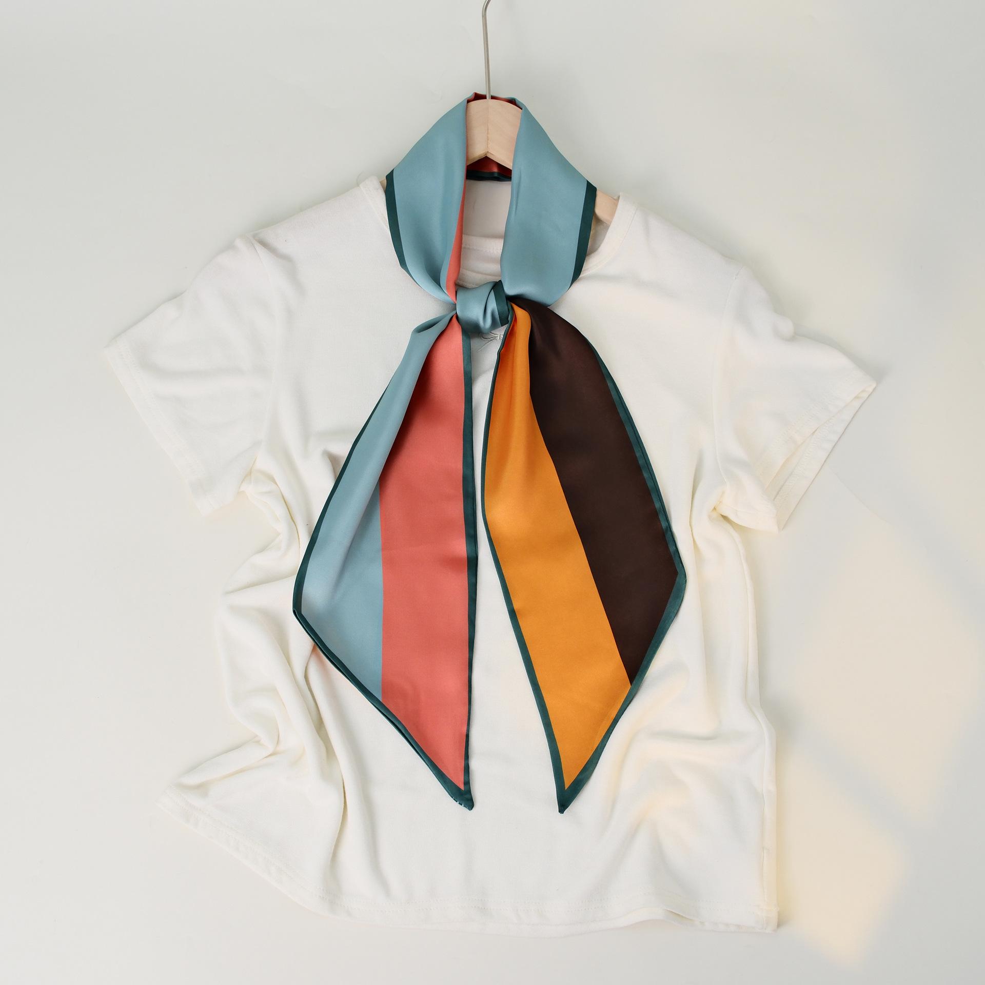 

Великолепные бусины, шарф с круглым кольцом, женские аксессуары для шарфов, ожерелье, этнический шарф One Size оранжевый