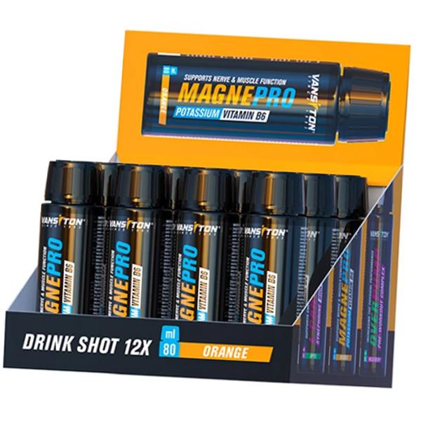 Potassium Magnesium Vitamin B6, Magnepro Drink Shot, Vansiton 80ml Orange (36173012)