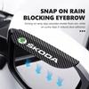 For Skoda Carbon Fiber Snap-On Car Rearview Mirror Rain Eyebrow Octavia A5 A7 RS Fabia Superb Rapid Karoq Xknp33