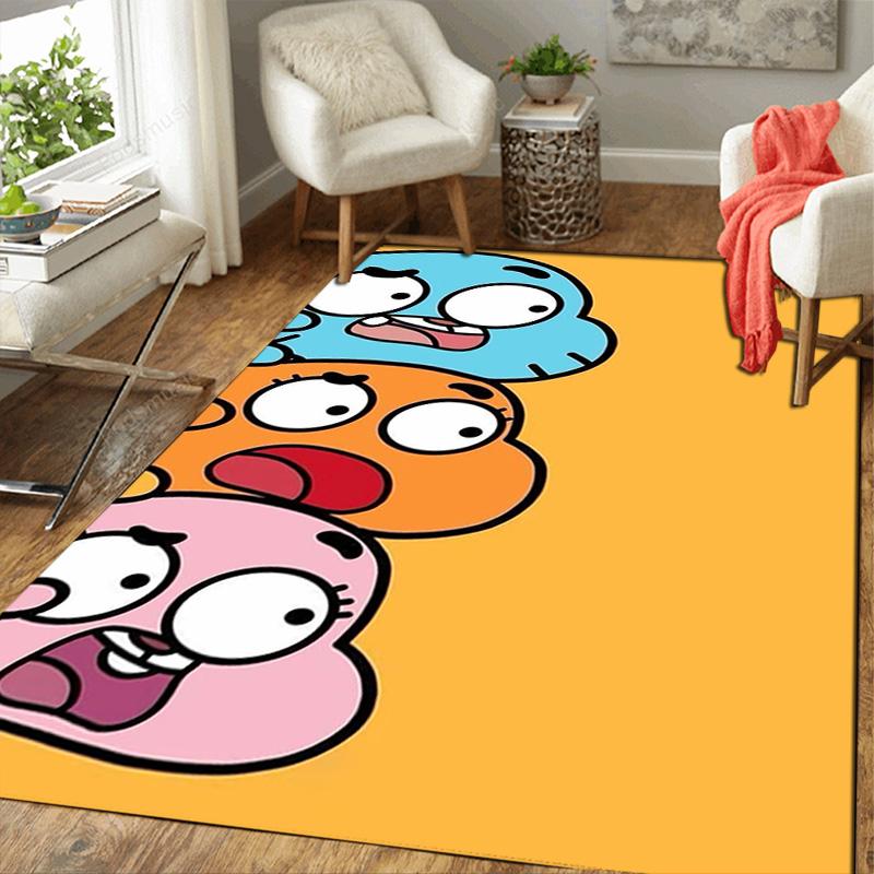 The Amazing World of Gumball Rug Floor Mat for Living Room or Bedroom Soft and Comfortable Carpet a Gift for Birthday and Holiday.SFF0917193