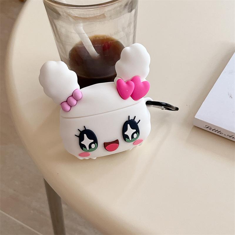 Sweetheart Ji applies to airpods4 apple bluetooth wireless earphone cover 1/2/3 generation pro2 silicone three-dimensional cute