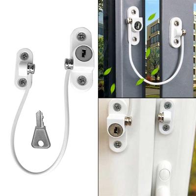 Child Window Restrictor Security Locks Door Limit Lock Prevent Children From Falling Safety Key Lock