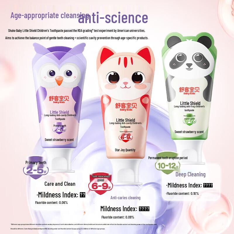 Sakyk Baby Kids Anti-Cavity Fluoride Toothpaste