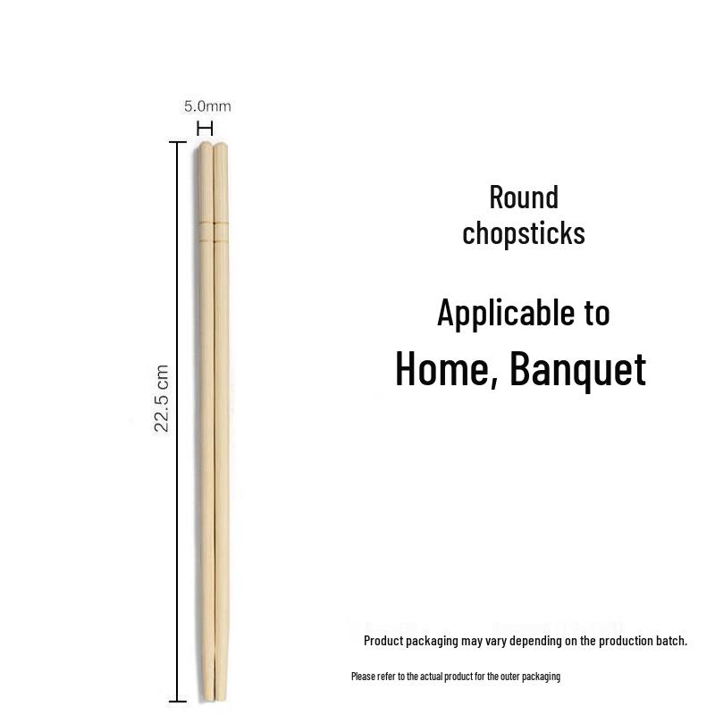 Jimei Jiduo Individually Wrapped Bamboo Chopsticks