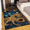 Multiple Sizes Octopus and Starry Night Carpet for Living Room Bedroom Sofa Home Decor Rug Non-slip Floor Mat Luxury Gift