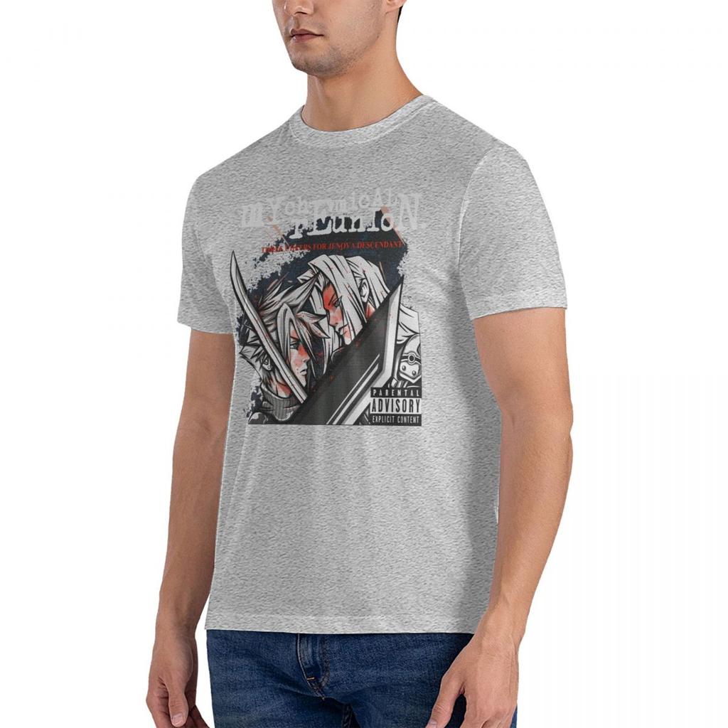 T-shirt Finally Fantasy My Chemicals Romanced Print Men Tee Shirts Top Y2k Harajuku Tops Street Fashion