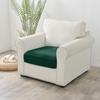 Sofa Seat Cover, Velvet, Green, Bottle Green 150-190Cm