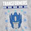Transformers Childrens/Kids Optimus Prime Heather Christmas Hoodie