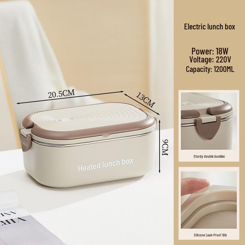 Portable Insulated Electric Lunch Bento Box for Students and Office Workers