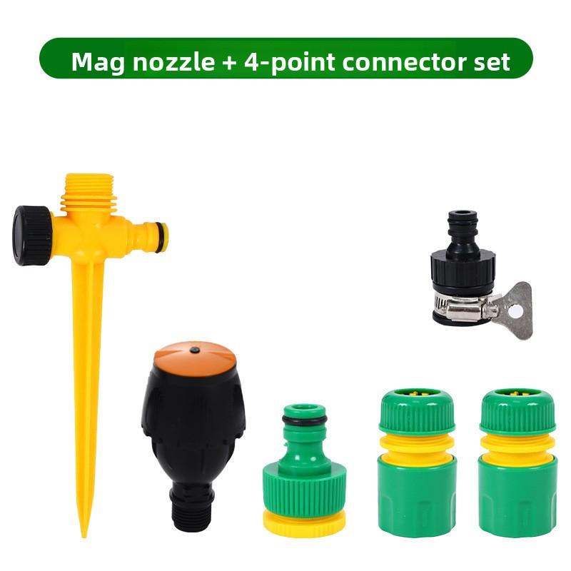 1pc Garden Sprinkler Rotating Lawn Sprinkler for Yard 360-DegreeAutomatic Rotating Head Lrrigation RotarySp Outdoor plastic