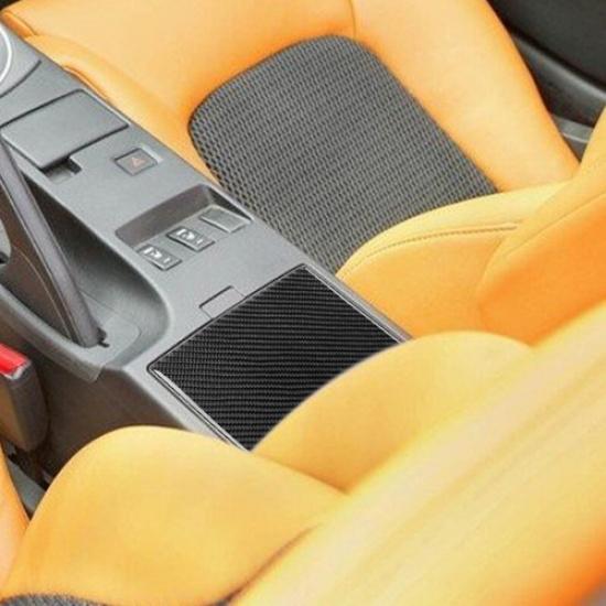 Carbon Fiber Central Console Storage Box Cover Trim For Nissan 350Z 2003-2009
