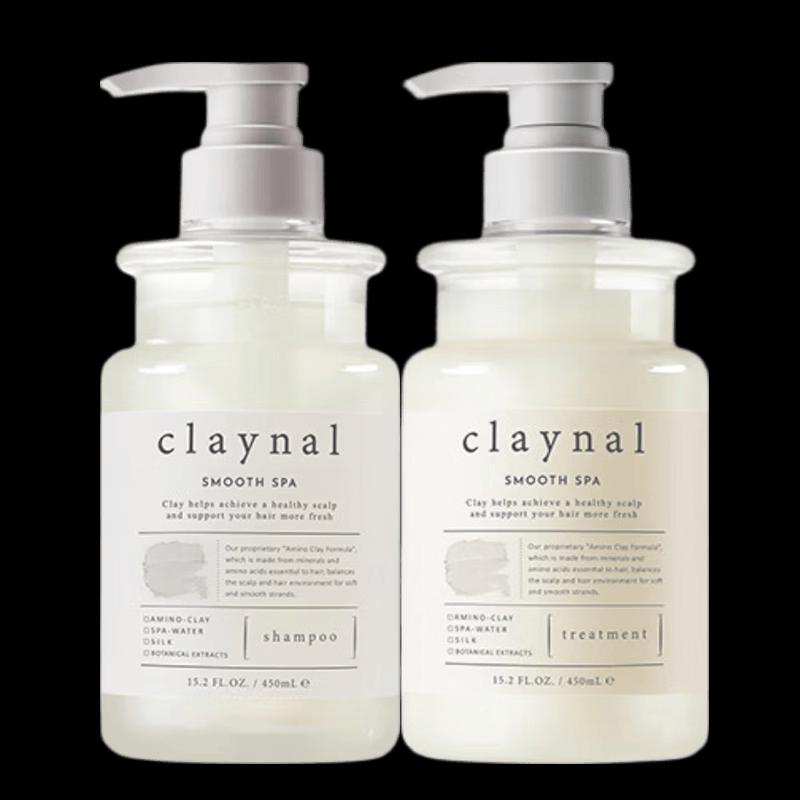 Claynal Amino Acid Natural Mineral Mud Scalp Care Shampoo & Conditioner Set