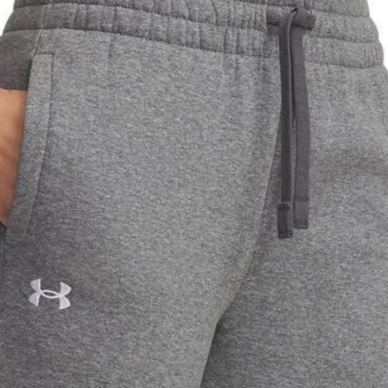 Under Armour Rival Fleece Fashionable Versatile Soft Comfortable Knit Sweatpants Women bottoms 1379438-028