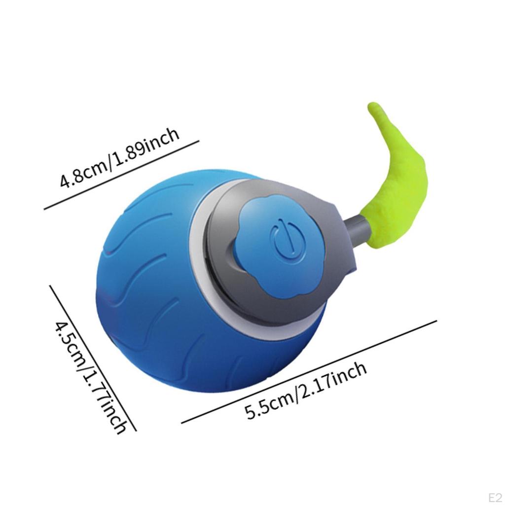 Automatic Rolling Cat Toy Ball, Interactive Play Tool for Kittens