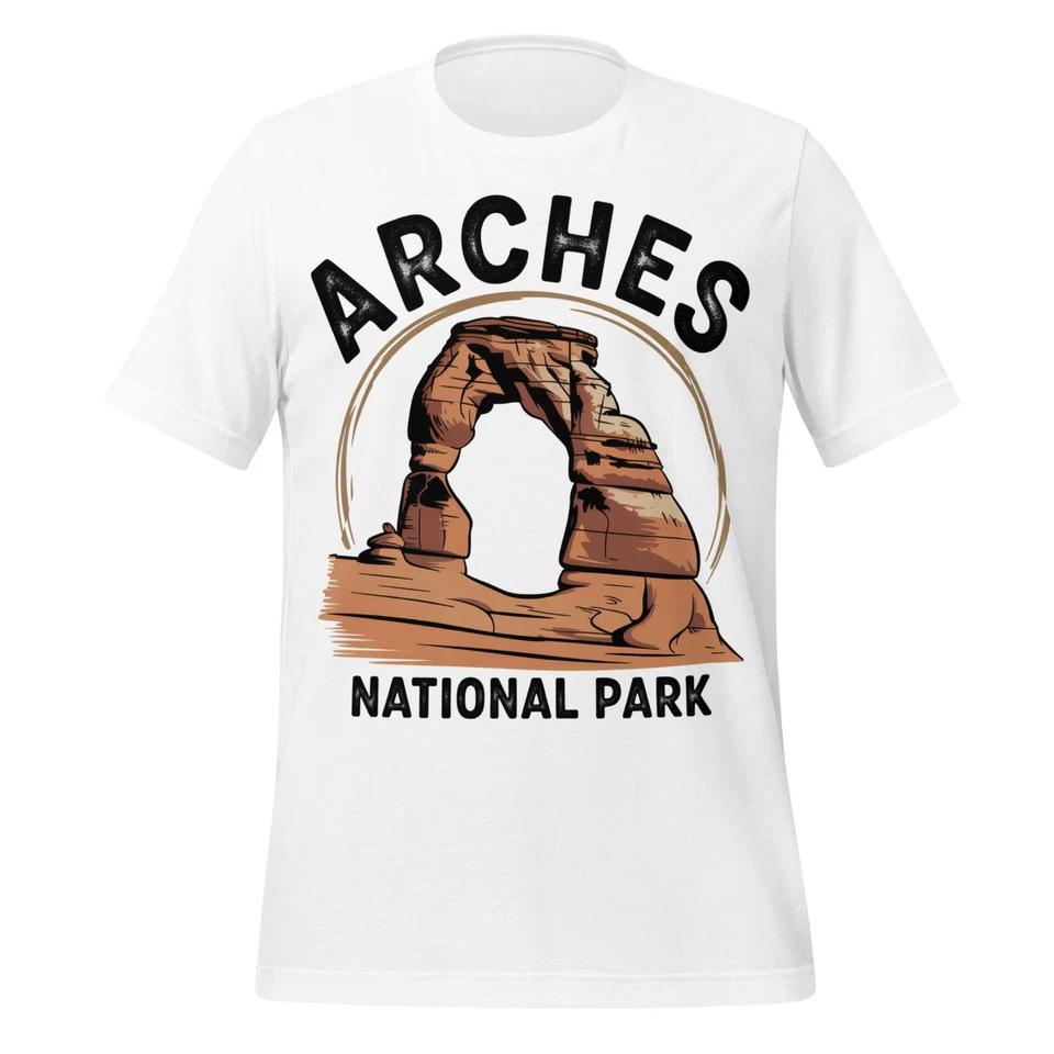 Arches National Park Shirt Unisex Red Rock Utah Desert Hiking Adventure Tee M