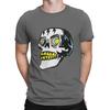 Skull Funk Wizard T-Shirt Men Skull Novelty Cotton Tees Round Collar Short Sleeve T Shirts Gift Idea Tops