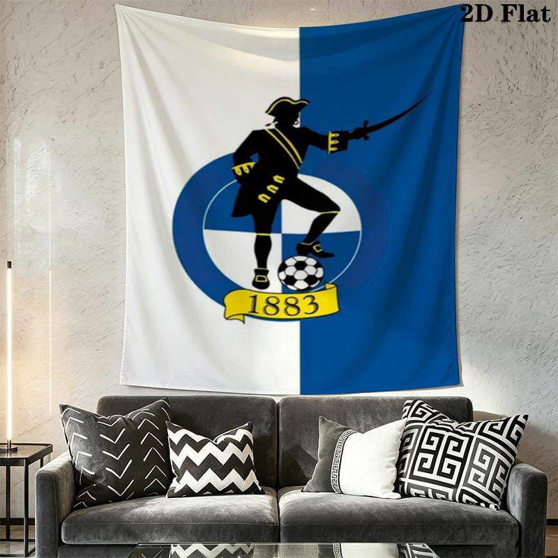 Arazzo da Parete Bristol Rovers fc Appeso Estetico alla Parete Coperta in Tessuto Stampato Arazzi Decorativi per Camera da Letto Soggiorno Arredamento per la Casa