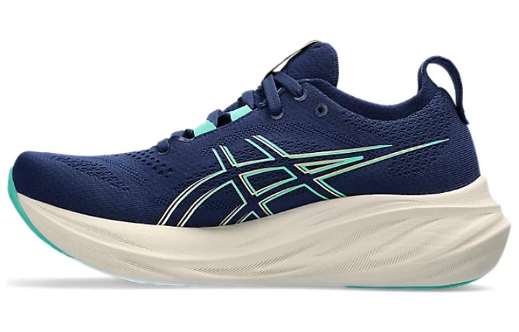

ASICS Gel Nimbus 26 Blue Expanse Aurora Green Women s 1012B601-400 39.5