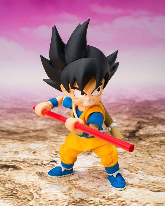 Action Figure - TAMASHII NATIONS - Son Goku (Mini) -DAIMA- - 7,1 cm - S.H.Figuarts - Licence officielle