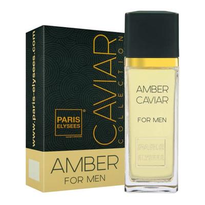 Paris Elysees Amber Caviar Collection Perfume Created In France Eau De Toilette Natural Spray Perfume for Men 100ML (3.3fl.oz.)