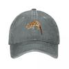 T is for Tiger Quoll Baseball Cap Custom Cap Bobble Hat Fashion Beach Kids Hat Sun Hats For Women Unisexs