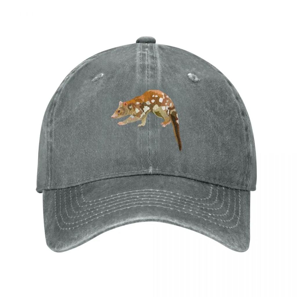 T is for Tiger Quoll Baseball Cap Custom Cap Bobble Hat Fashion Beach Kids Hat Sun Hats For Women Unisexs
