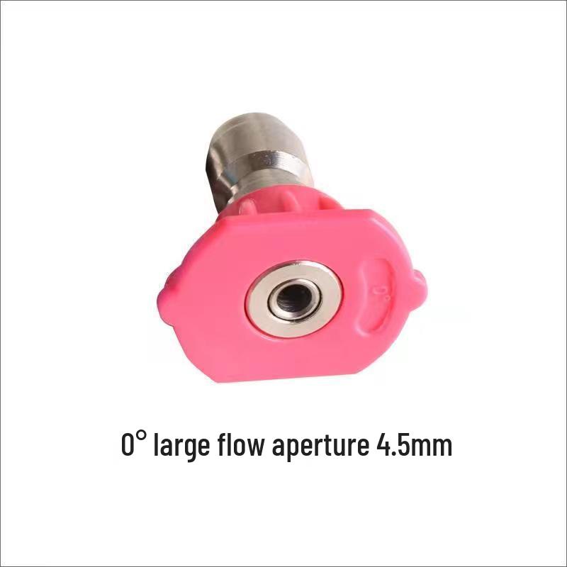 1/4 Ultra High Pressure Car Washer Nozzle: Quick-Connect Fan-Shaped Spray Attachment