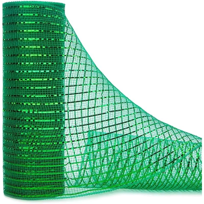 Frohe Weihnachten Dekoration Band Weihnachtsbaumschmuck Netz Tüll Rolle Stoff Anhänger für Zuhause Weihnachtsgeschenke Neujahr 2026 Deko