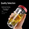 Shangqi Double-Layer Glass Tea Infuser Bottle 500ml