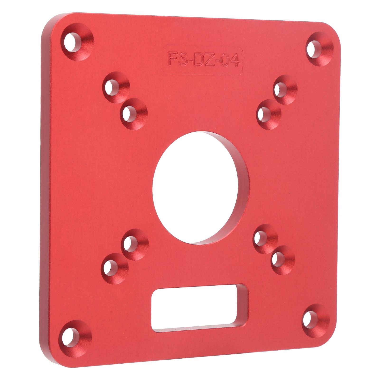 

Trimming Flip Board Aluminum Alloy Router Table Plate Universal Woodworking Tool FS DZ 04