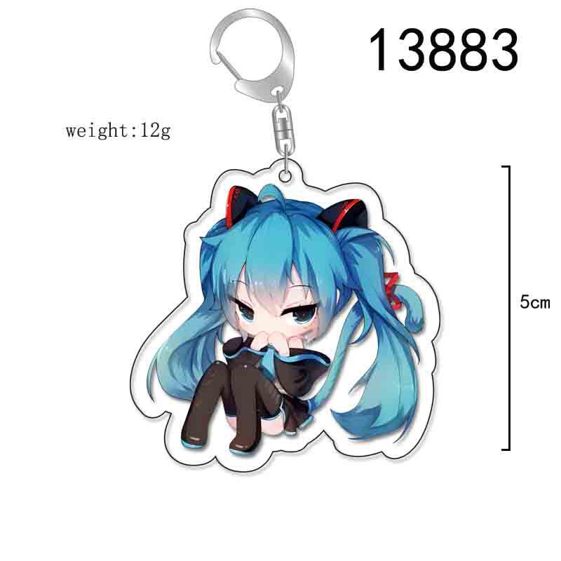 Hatsune Miku Sakura Anime Acrylic Keychain Pendant Gift. In Stock