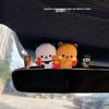 Panda Office Wealth Charm: Cute Car Ornament, Trendy Toy Figure, Christmas Gift for Girls