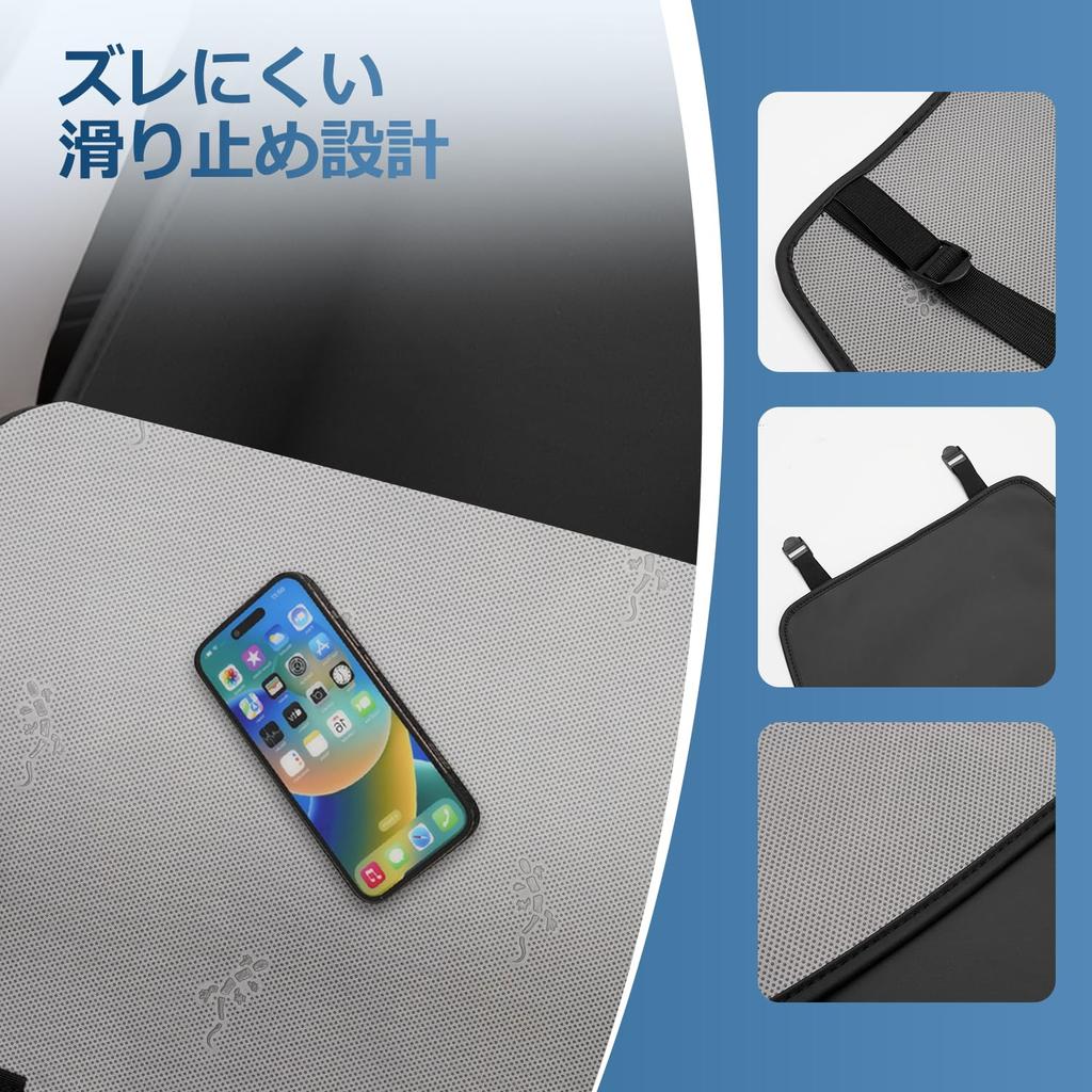 Kotesoto Seat Covers for Suzuki Hustler 2nd Generation Full Surround Seat Easy Seat Protection 2 (MR52S, MR92S) - Covers, Second-Row Covers,