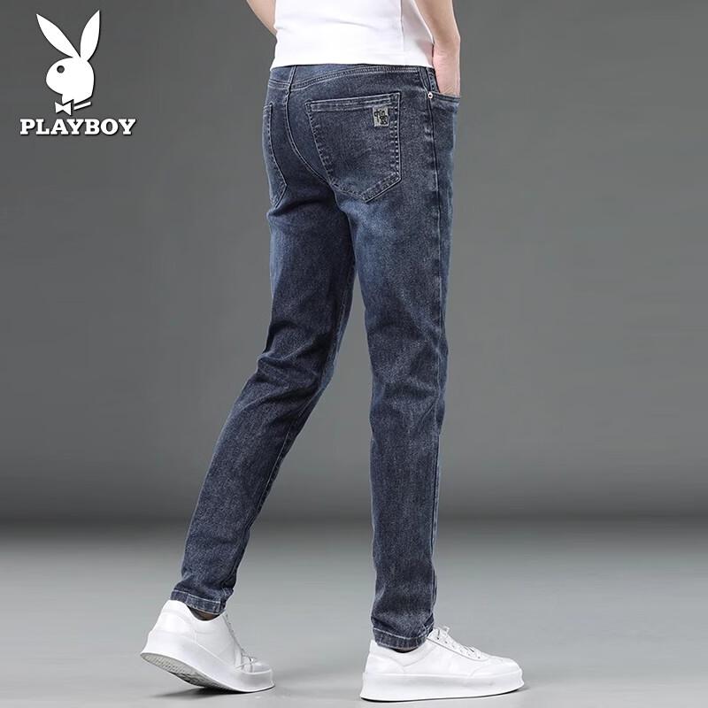 PLAYBOY Men s Slim-Fit Tapered Stretch Jeans 28